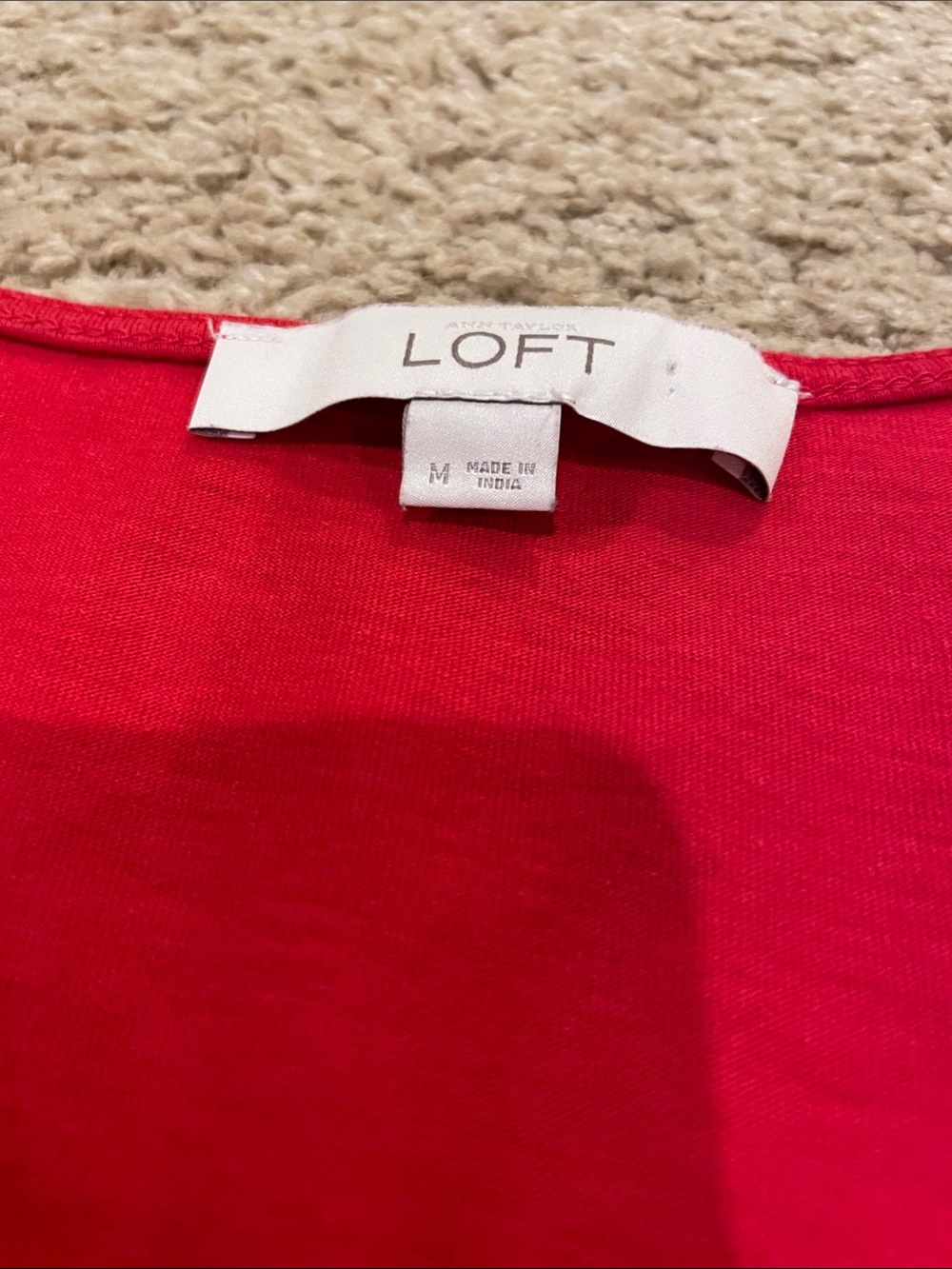 Loft- cap sleeve v-neck dress - Picture 3 of 5
